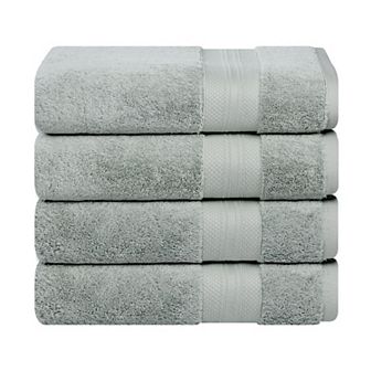 SUPERIOR Aria 4 pc Turkish Cotton Heavyweight Bath Towel Set