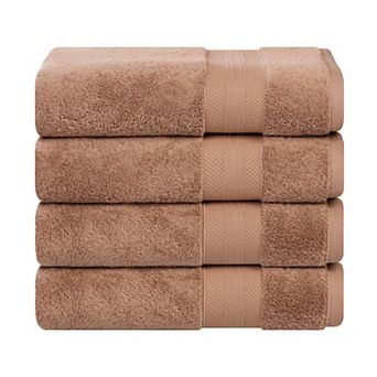SUPERIOR Aria 4 pc Turkish Cotton Heavyweight Bath Towel Set