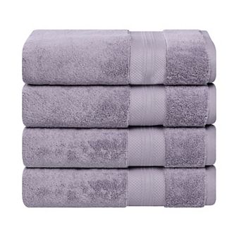 SUPERIOR Aria 4 pc Turkish Cotton Heavyweight Bath Towel Set