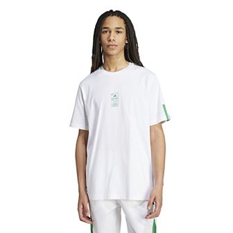 Mens adidas Stadium Ticket Loose Graphic Sportswear T-Shirt