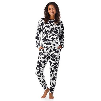 Women's Beauty Sleep Social Madison Long Sleeve Pajama Top & Pajama Joggers Set