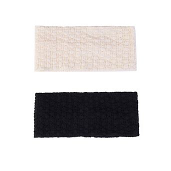 Emberly 2 pc Fabric Stretch Headwraps Set