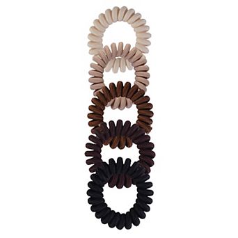 Emberly 5 pc Spiral Hair Ties Set