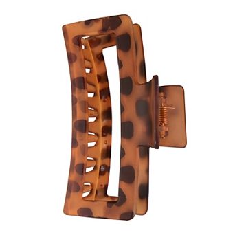 Emberly Large Animal Print Hair Claw Clip