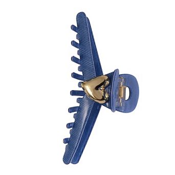 Emberly Heart Accent Acrylic Hair Claw Clip