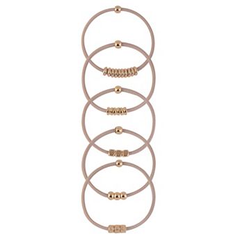 Emberly 5 pk Pony O's with Metal Beads