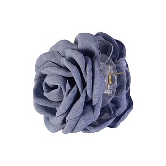 Emberly Layered Fabric Flower Hair Claw Clip