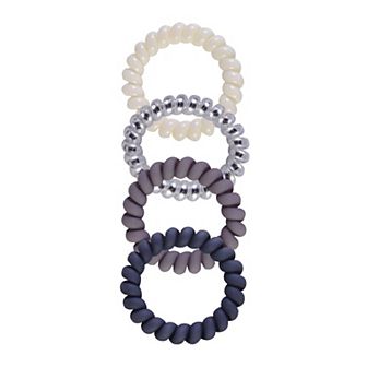 Emberly 4 pk Spiral Hair Ties