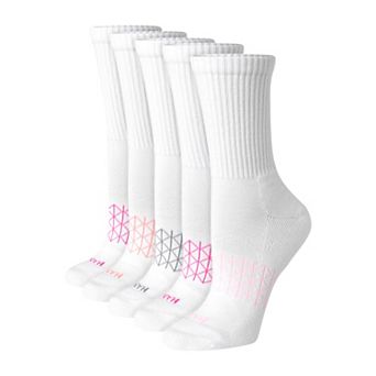 Women's Hanes® 4+1 Bonus Pack Crew Socks, Ultimate Absolute Active Socks