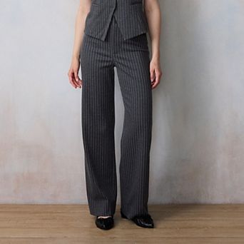 Petite LC Lauren Conrad Wildflower Super High Rise Wide Leg Pants