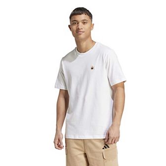 Men's adidas Dog Hoop Patch Graphic Sportswear T-Shirt