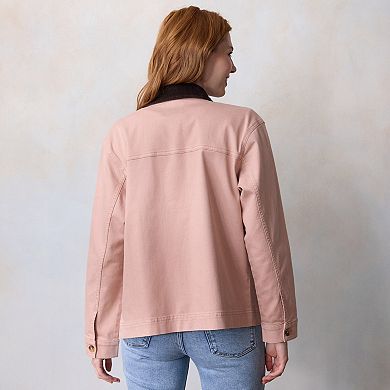 Women's LC Lauren Conrad Canvas Corduroy Shacket