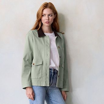 Women's LC Lauren Conrad Canvas Corduroy Shacket