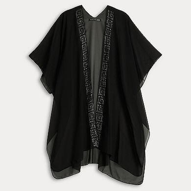 Women's CHARLOTTE DANIEL Greek Rhinstone Collared Kimono