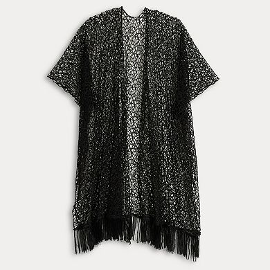Women's CHARLOTTE DANIEL Webbed Lace Kimono