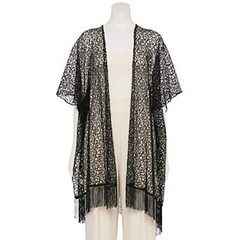 Women's CHARLOTTE DANIEL Webbed Lace Kimono