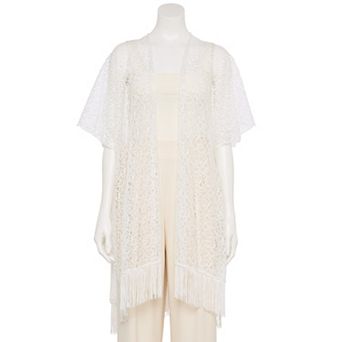Women's CHARLOTTE DANIEL Webbed Lace Kimono