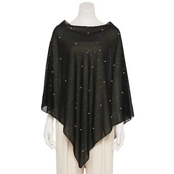 Women's CHARLOTTE DANIEL Pearl & Glitter Poncho
