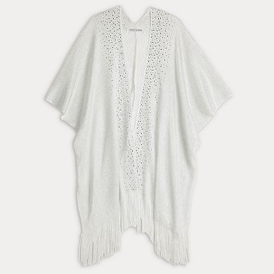 Women's CHARLOTTE DANIEL Rain Drop Collared Kimono