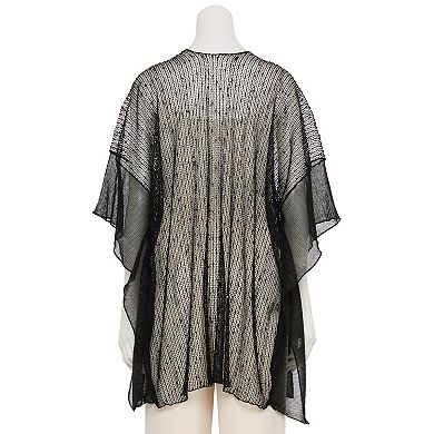 Women's CHARLOTTE DANIEL Mini Pom Pom Textured Kimono