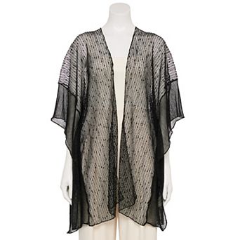 Women's CHARLOTTE DANIEL Mini Pom Pom Textured Kimono