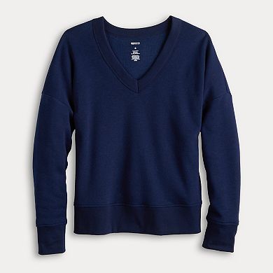 Women's Sonoma Goods For Life® Relaxed Fleece Sweatshirt