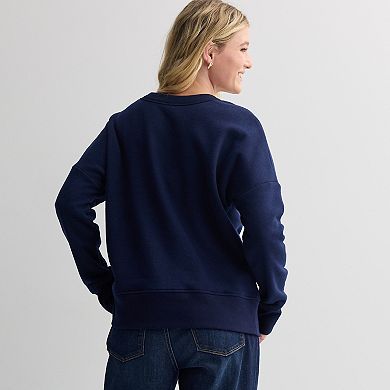 Women's Sonoma Goods For Life® Relaxed Fleece Sweatshirt