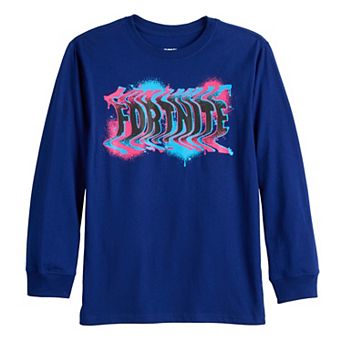 Boys 8-20 Fortnite Spray Paint Wavy Logo Graphic Long Sleeve Tee