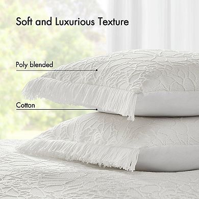 Madison Park Esme 3-piece Oversized Chenille Bedspread Set