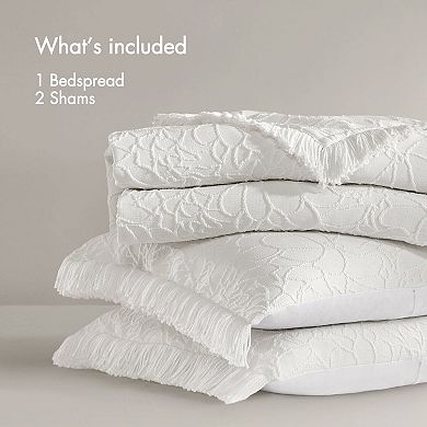 Madison Park Esme 3-piece Oversized Chenille Bedspread Set