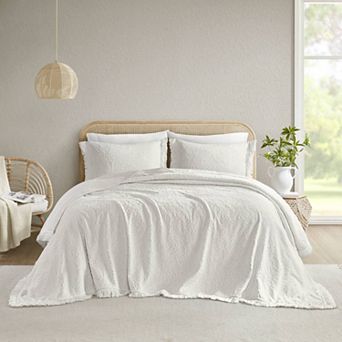 Madison Park Esme 3 pc Oversized Chenille Bedspread Set