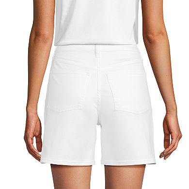 Women's Lands' End Denim Mid Rise 7-in. Jean Shorts