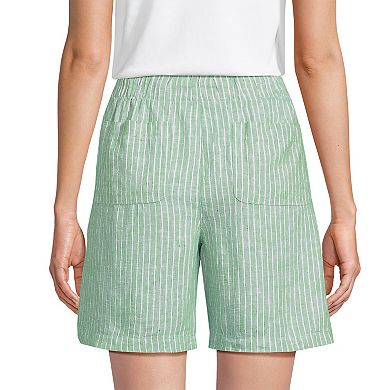 Women's Regular Lands' End 7-in. High Rise Pull On Shorts