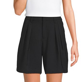 Women's Lands' End Creaseless High Rise 7 in Shorts