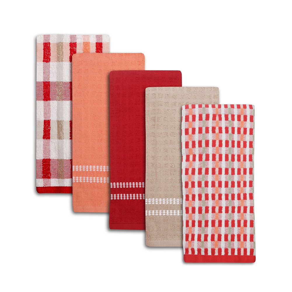 The Big One® Multi 5-pk. Kitchen Towels - Aqua