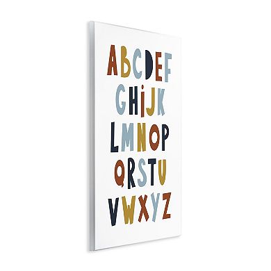 Stupell Home Decor Natural Tones Alphabet Plaque Wall Art