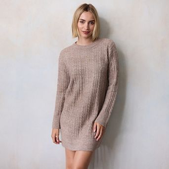 Women's LC Lauren Conrad Crew Neck Sweater Dress