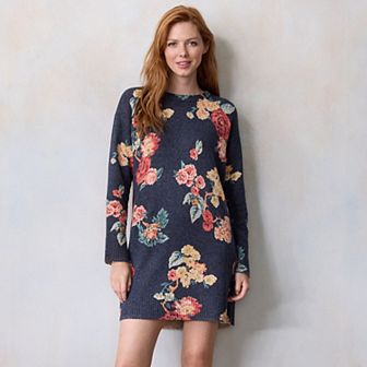 Women's LC Lauren Conrad Crew Neck Sweater Dress