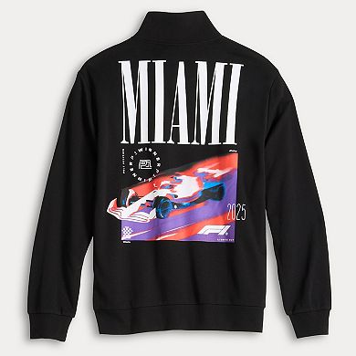 Men's Miami Formula 1 Racing Division Graphic Pullover Sweater