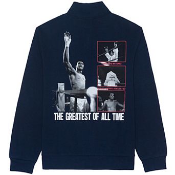 Men's Muhammad Ali Graphic Quarter-Zip Jacket