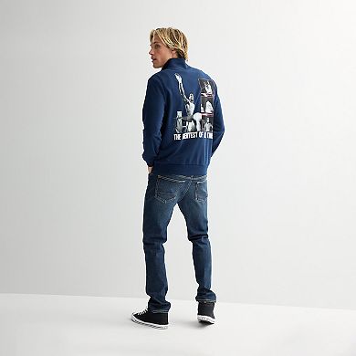Men's Muhammad Ali Graphic Quarter-Zip Jacket