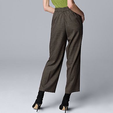 Women's Simply Vera Vera Wang Melange Cropped Trousers