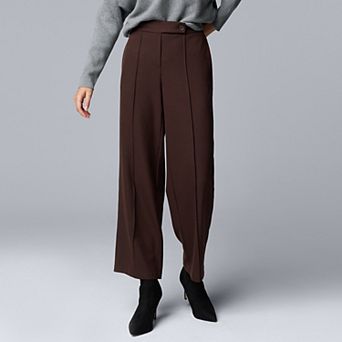 Women's Simply Vera Vera Wang Melange Cropped Trousers