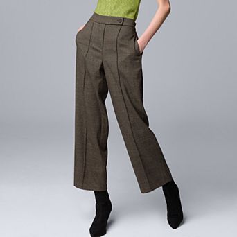 Women's Simply Vera Vera Wang Melange Cropped Trousers