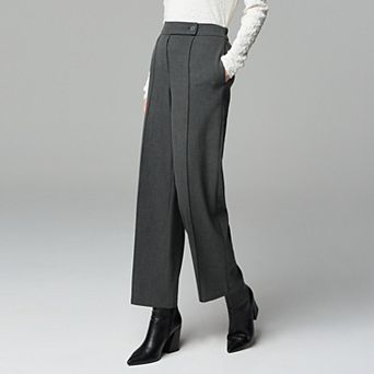 Women's Simply Vera Vera Wang Melange Cropped Trousers