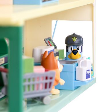 Bluey Supermarket Playset 24 Sounds 15-piece Play House