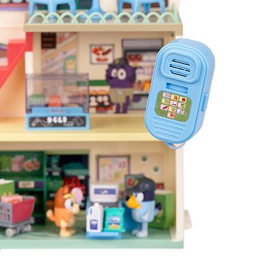 Bluey Supermarket Playset 24 Sounds 15-piece Play House