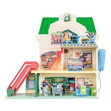 Bluey Supermarket Playset 24 Sounds 15-piece Play House