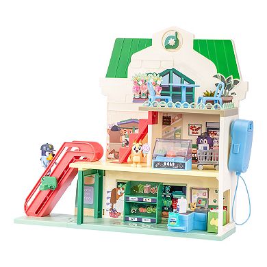 Bluey Supermarket Playset 24 Sounds 15-piece Play House