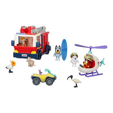 Bluey Vehicle Adventure Playset with Figures & Accessories